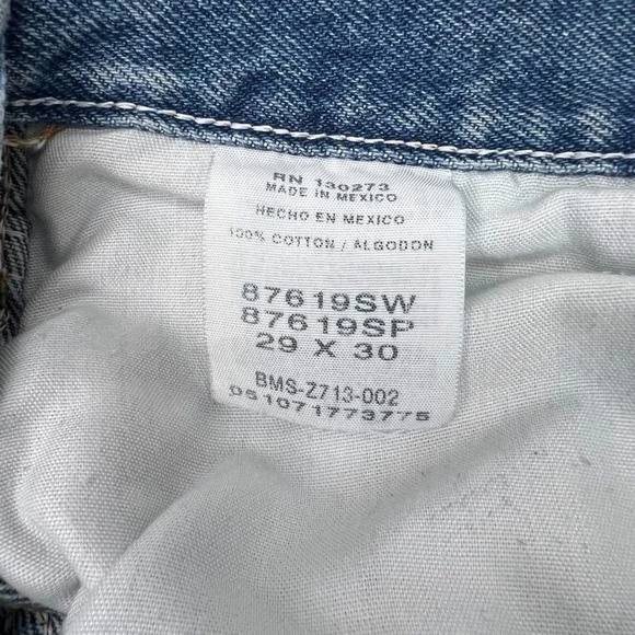 Vintage Men's‎ Straight Leg Jeans Rustler Medium Wash Size 29x30 - Picture 10 of 11